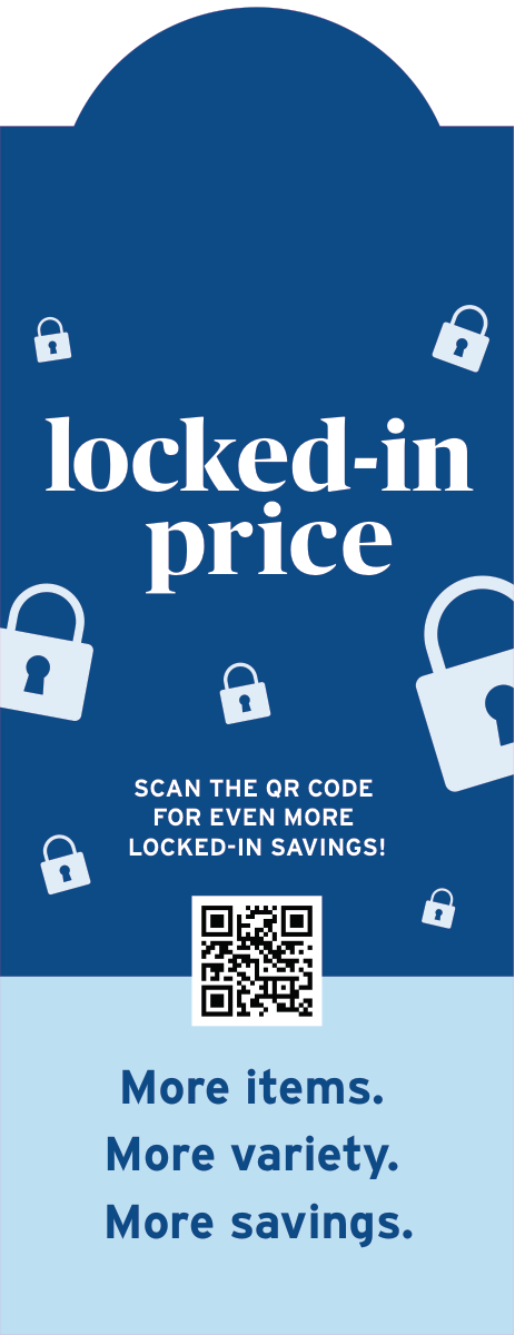Entrance Sign locked-in price artwork