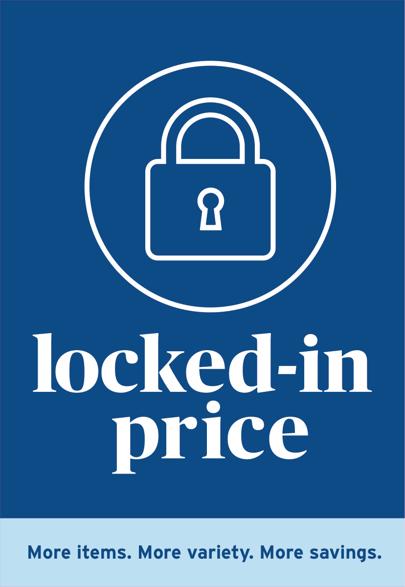 Window Poster locked-in price artwork